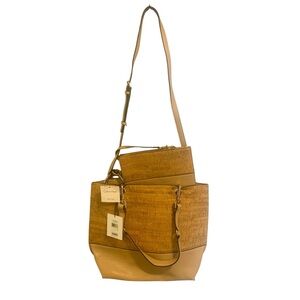 NWT Calvin Klein Tan and Brown Women's Bag